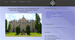 Desktop Screenshot of gym-scholl.de