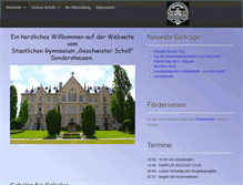 Tablet Screenshot of gym-scholl.de